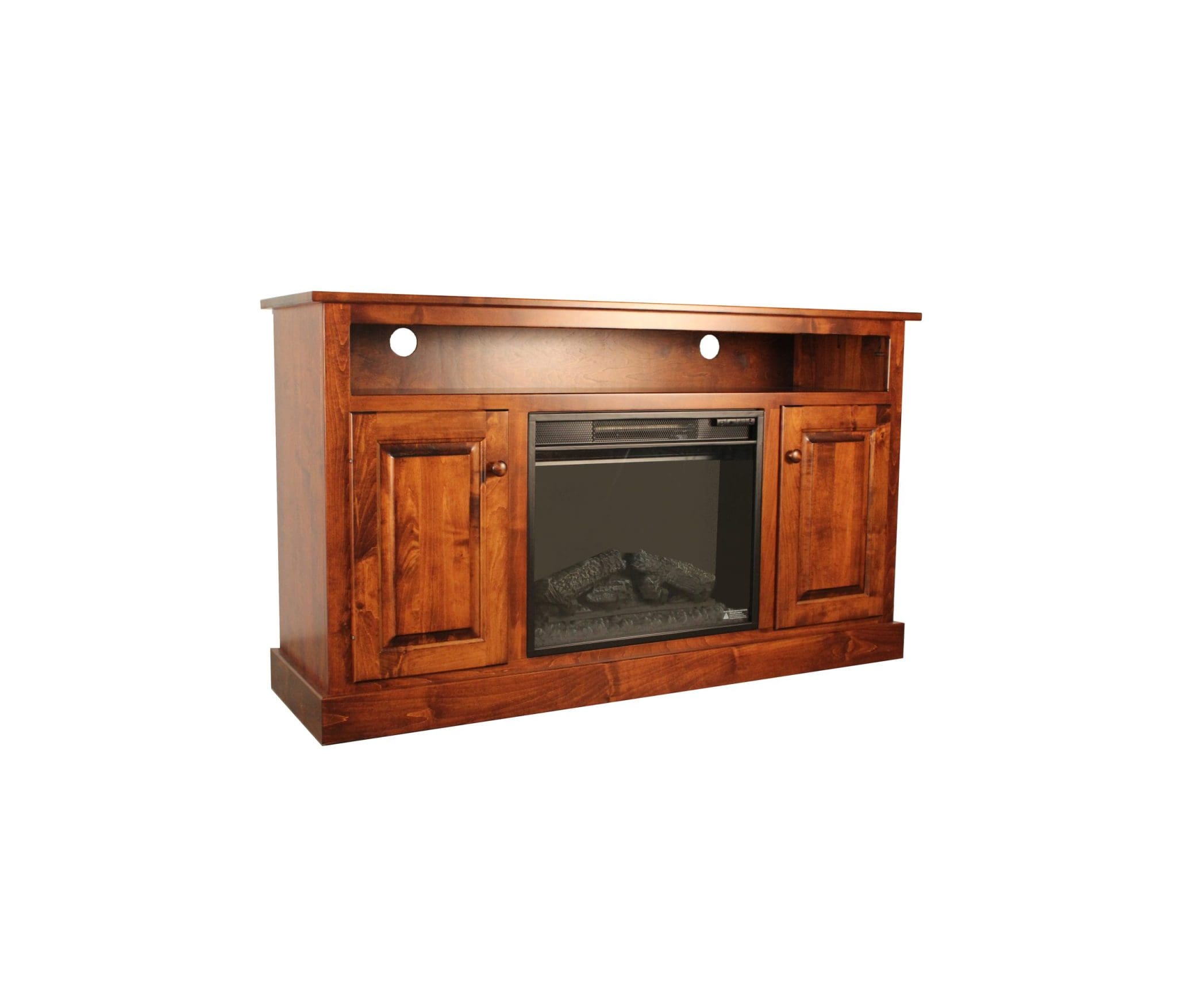 Traditional TV Stand with 23 in. Fireplace Kings Impressions