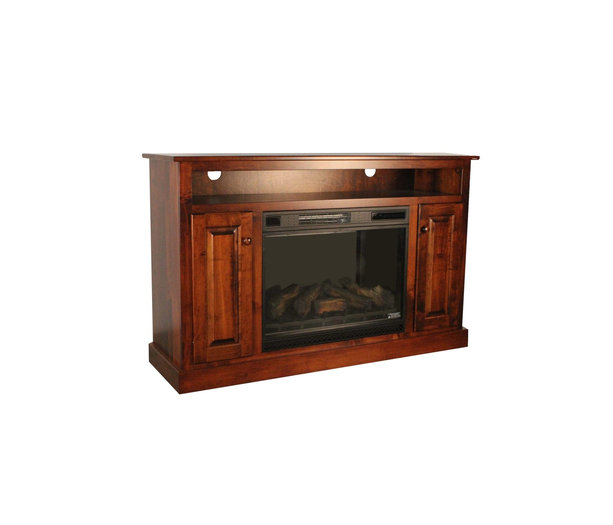 Traditional TV Stand with 28 in. Fireplace Kings Impressions