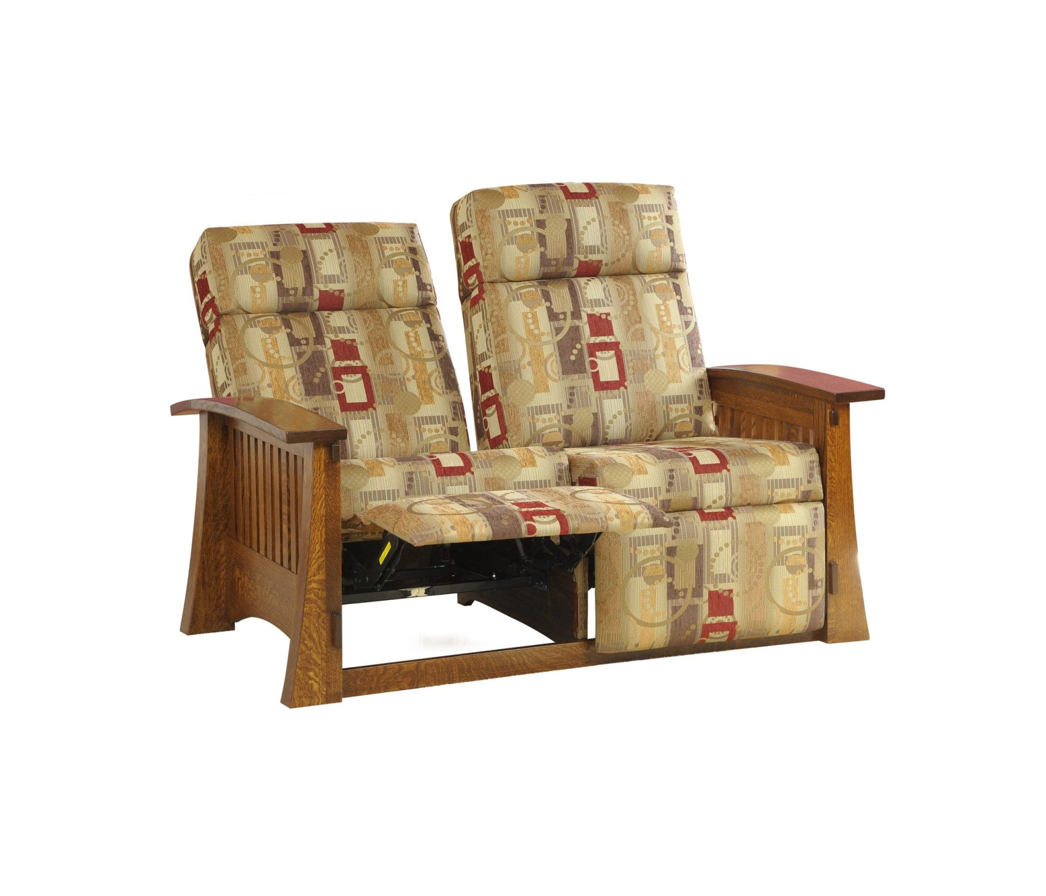 Craftsman Mission Love Seat Recliner – Kings Impressions