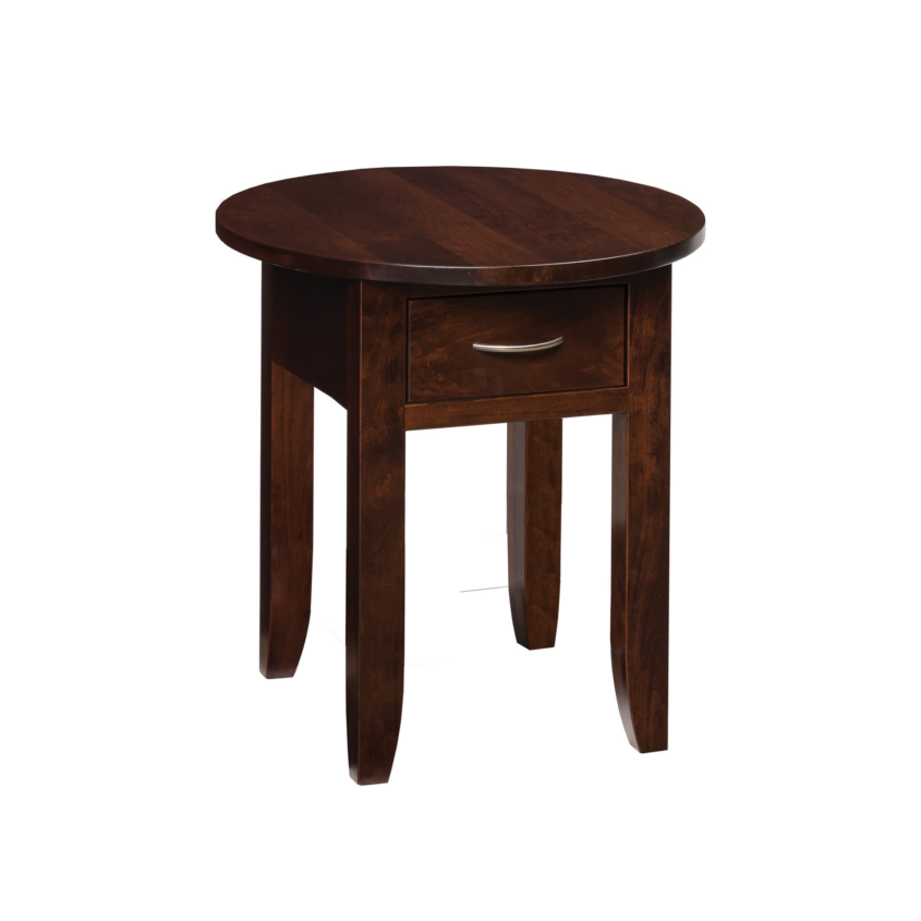 Barrington Oval Top End Table with One Drawer