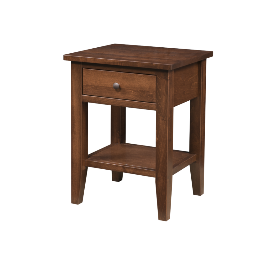 Chelsea One Drawer Open Nightstand with Shelf