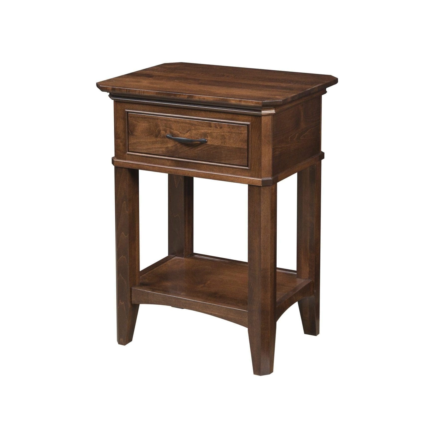 Hamilton One Drawer Open Nightstand with Shelf