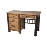 Hickory lodge student desk for small workspace