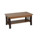 Hickory lodge coffee table for living room