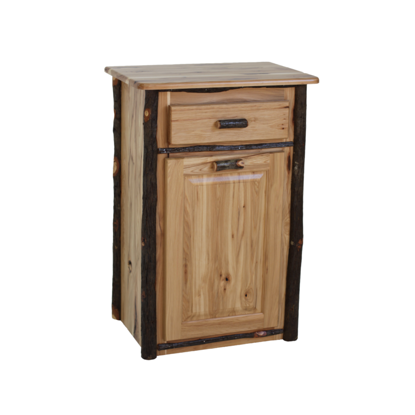 Lodge Pull Out Trash Bin Cabinet