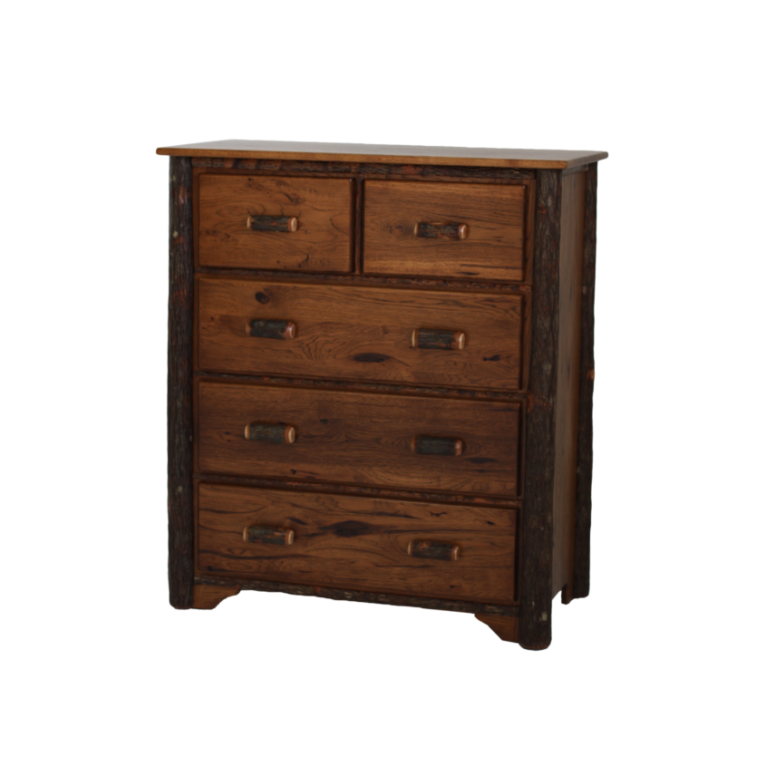 Lodge Five Drawer Chest of Drawers with Two Small Drawers