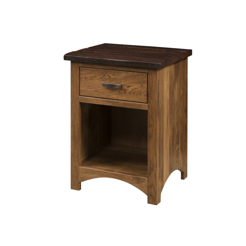 Manhattan One Drawer Open Nightstand
