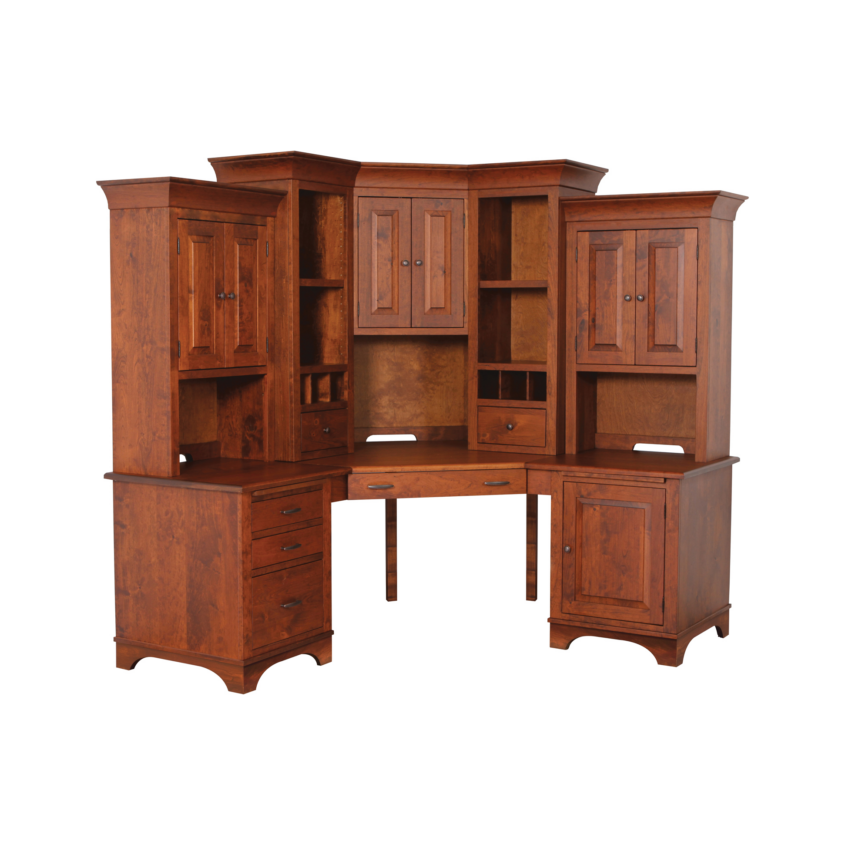 Finley Corner Desk with Corner Hutch