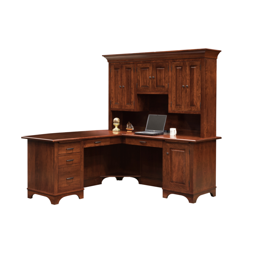 Finley L-Corner Desk with L-Corner Desk Hutch