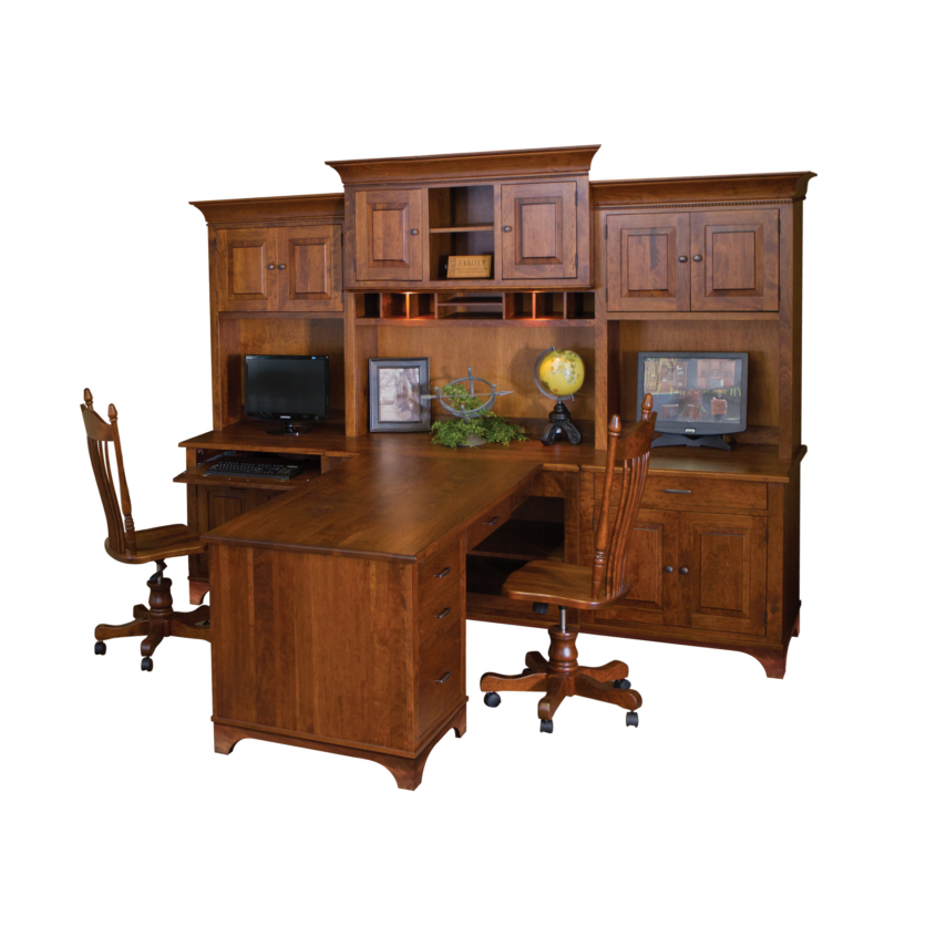 Finley Partner Desk with Partner Hutch