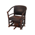 Hickory lodge hoop swivel glider rocker