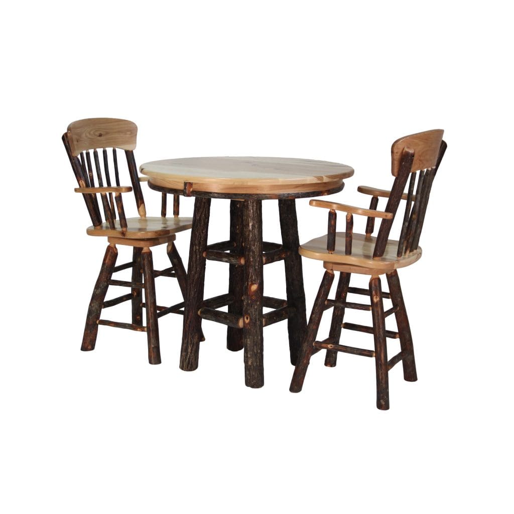 Round Lodge Pedestal Table