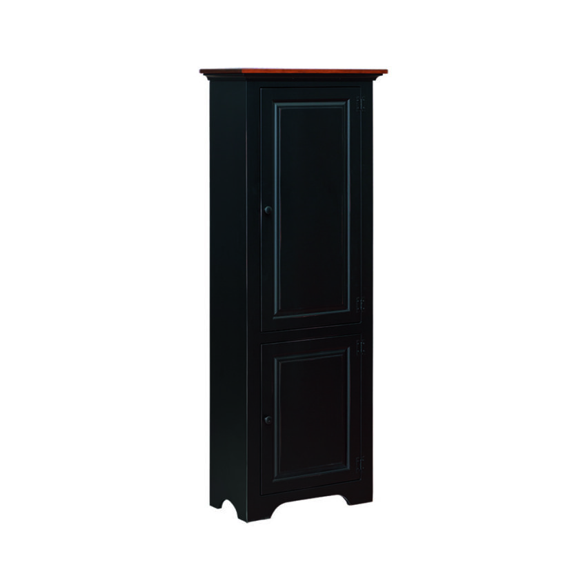 24″ x 72 Bookcase with Solid Doors