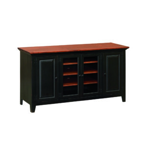 Painted Black Entertainment center