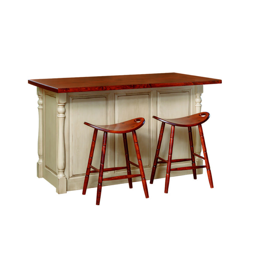 Kitchen Five Drawer Island