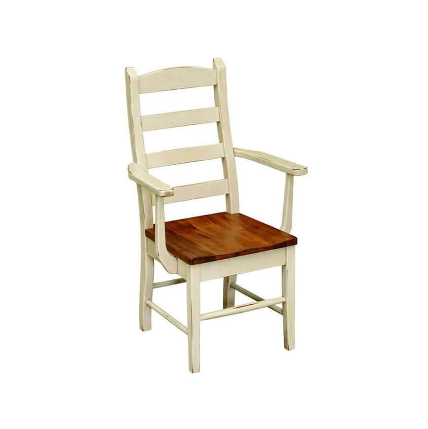 Ladder Back Arm Chair