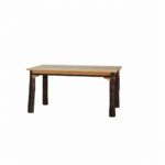 Hickory lodge dining table for family gatherings