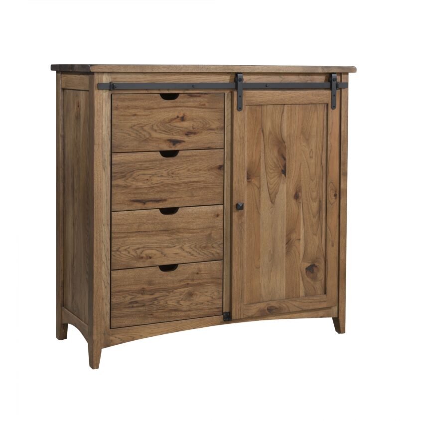 Barn Floor Top Master Chest with Sliding Door