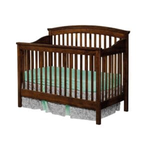 Brown Wood Crib