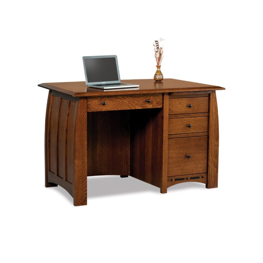 Boulder Creek Single Pedestal Desk