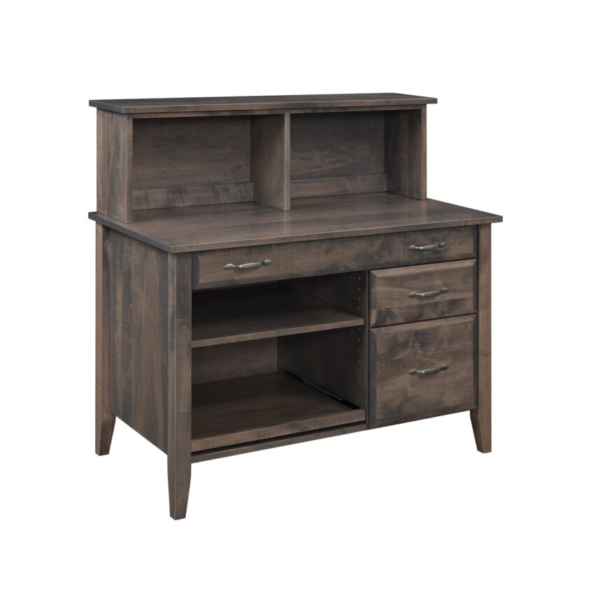 Hampton Credenza Desk with Credenza Hutch