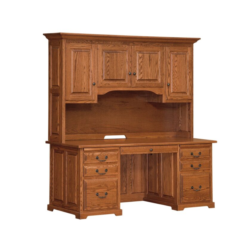 Kingston 70 in. Executive Desk with Hutch Top