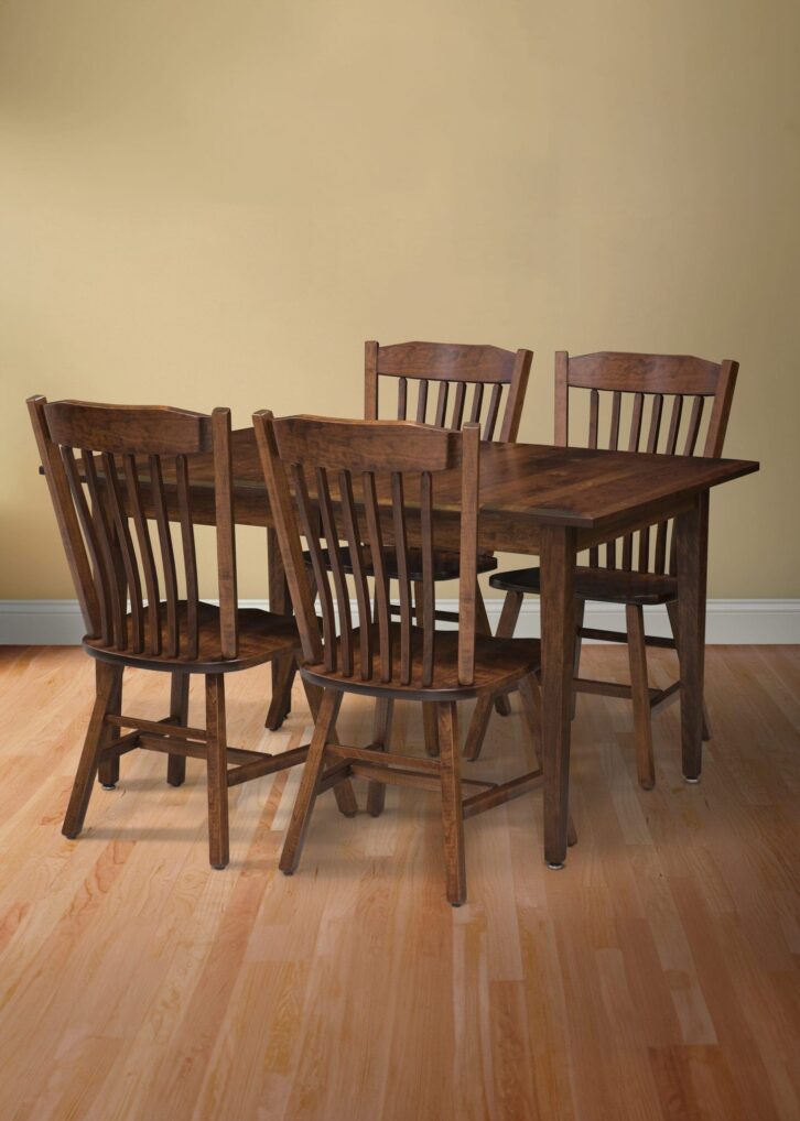 dining table with four chairs, santa monica collection