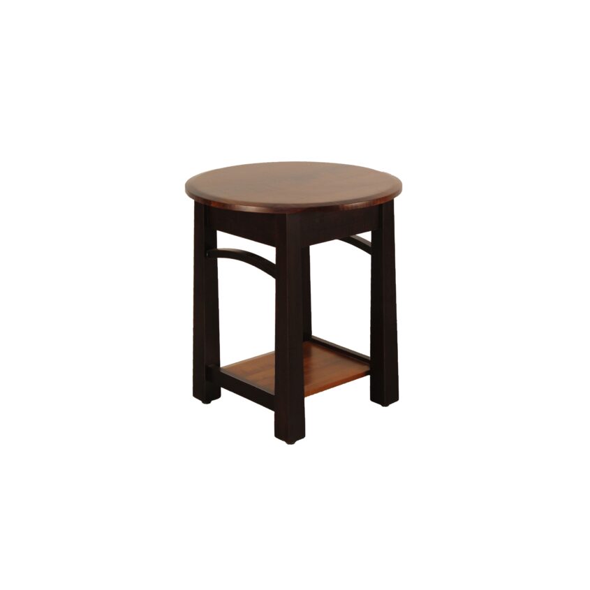 Madison Bow Round End Table