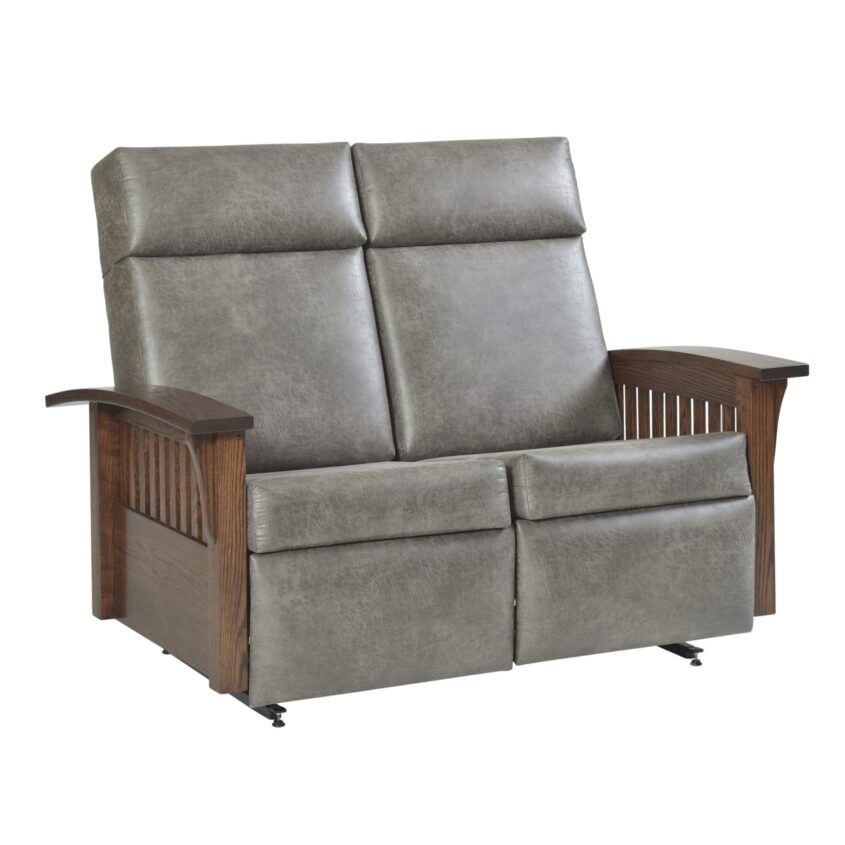 Mission Love Seat Glider Recliner
