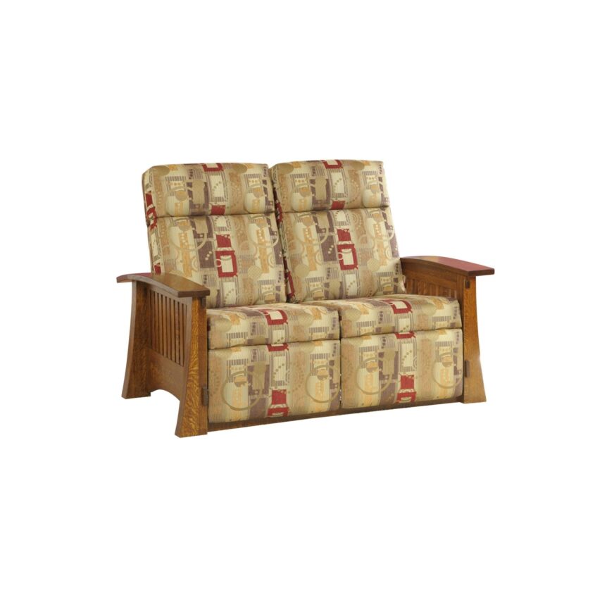 Craftsman Mission Love Seat Recliner