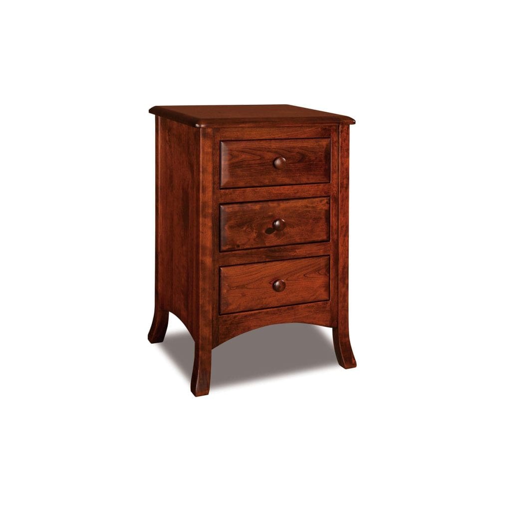 Carlisle Three Drawer Nightstand