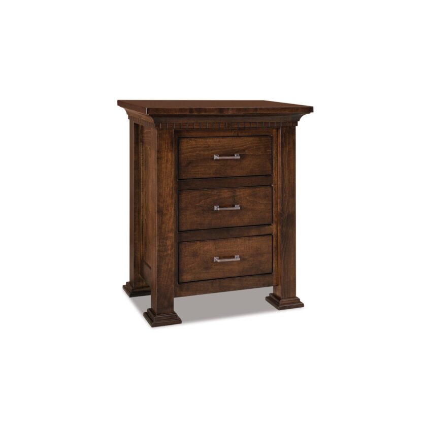 Empire Three Drawer Nightstand