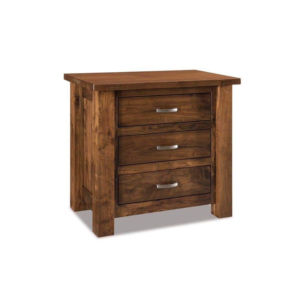 Heidi Three Drawer Nightstand
