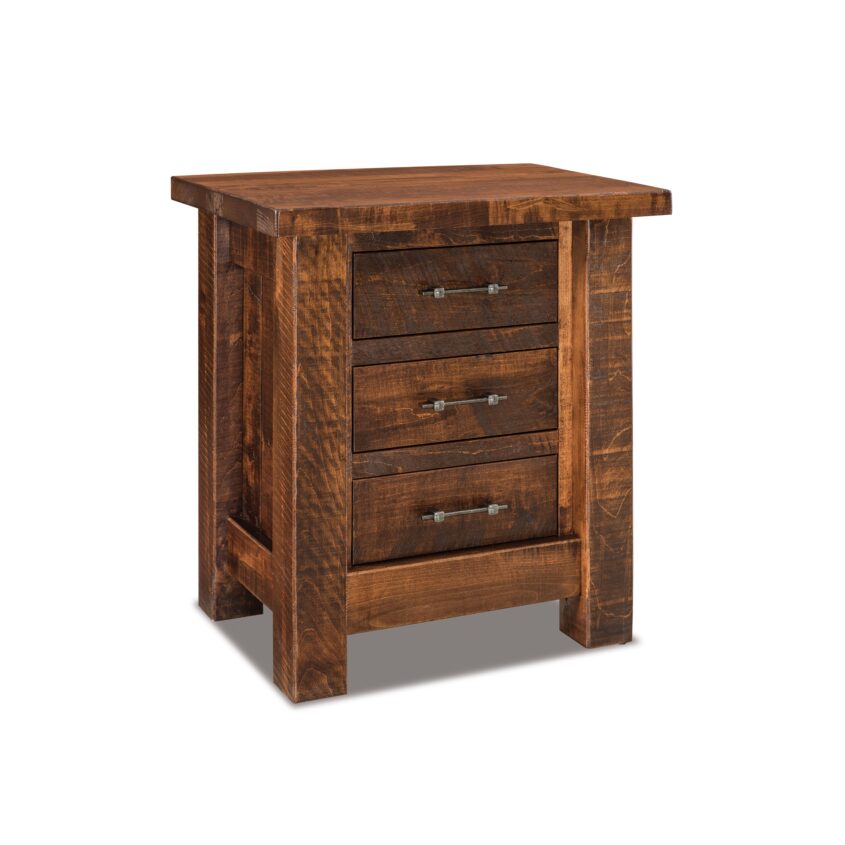 Houston Three Drawer Nightstand