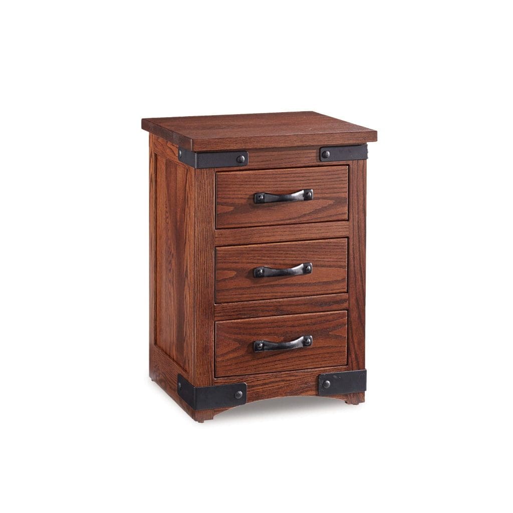 Orewood Three Drawer Nightstand