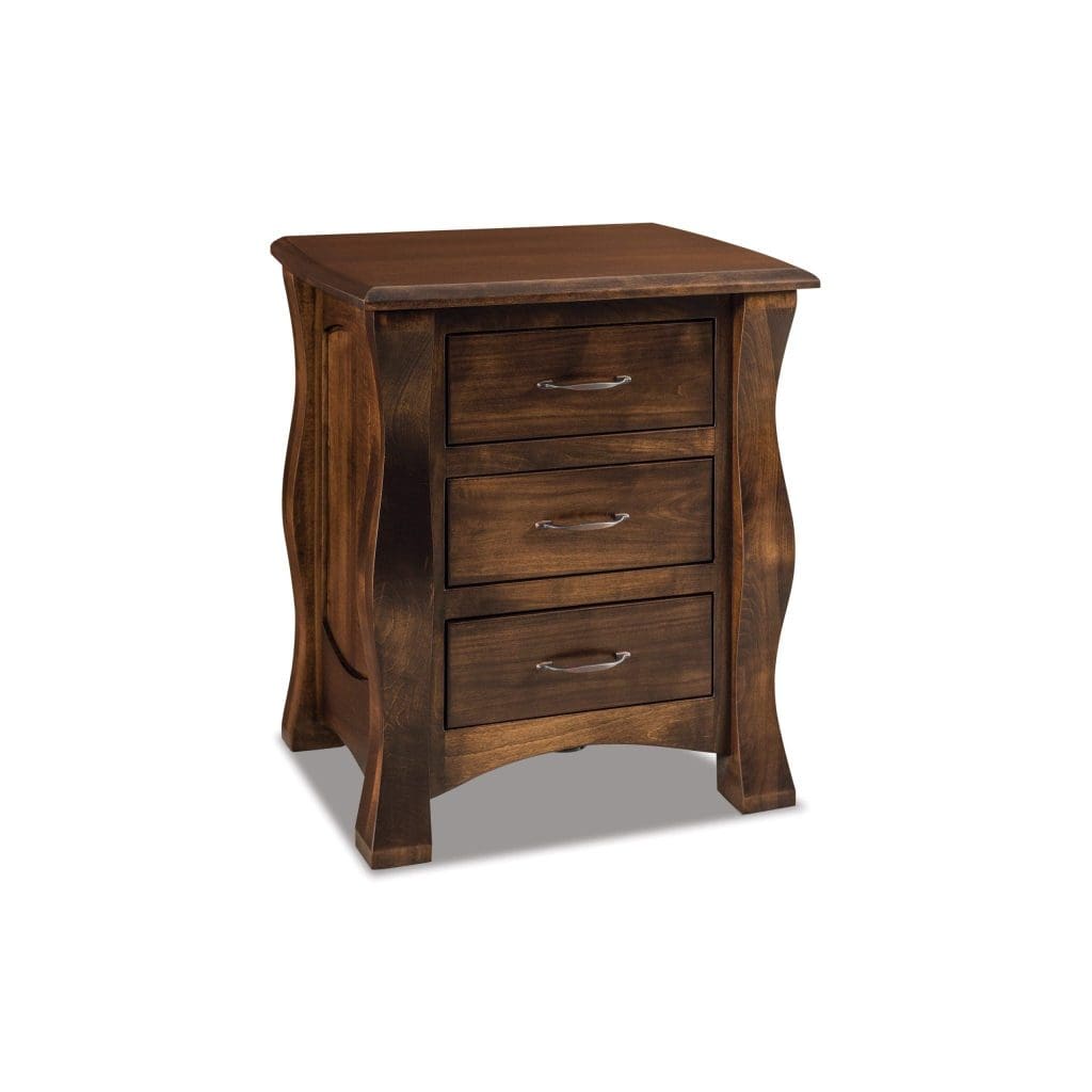 Reno Three Drawer Nightstand