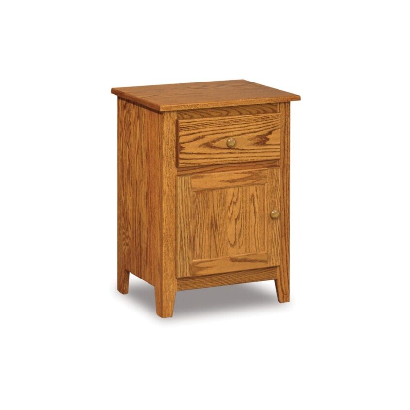 Shaker One Drawer, One Door Nightstand