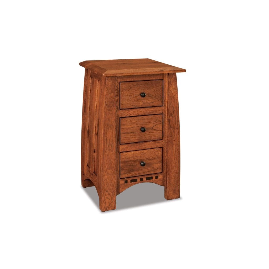 Boulder Creek Three Drawer Nightstand