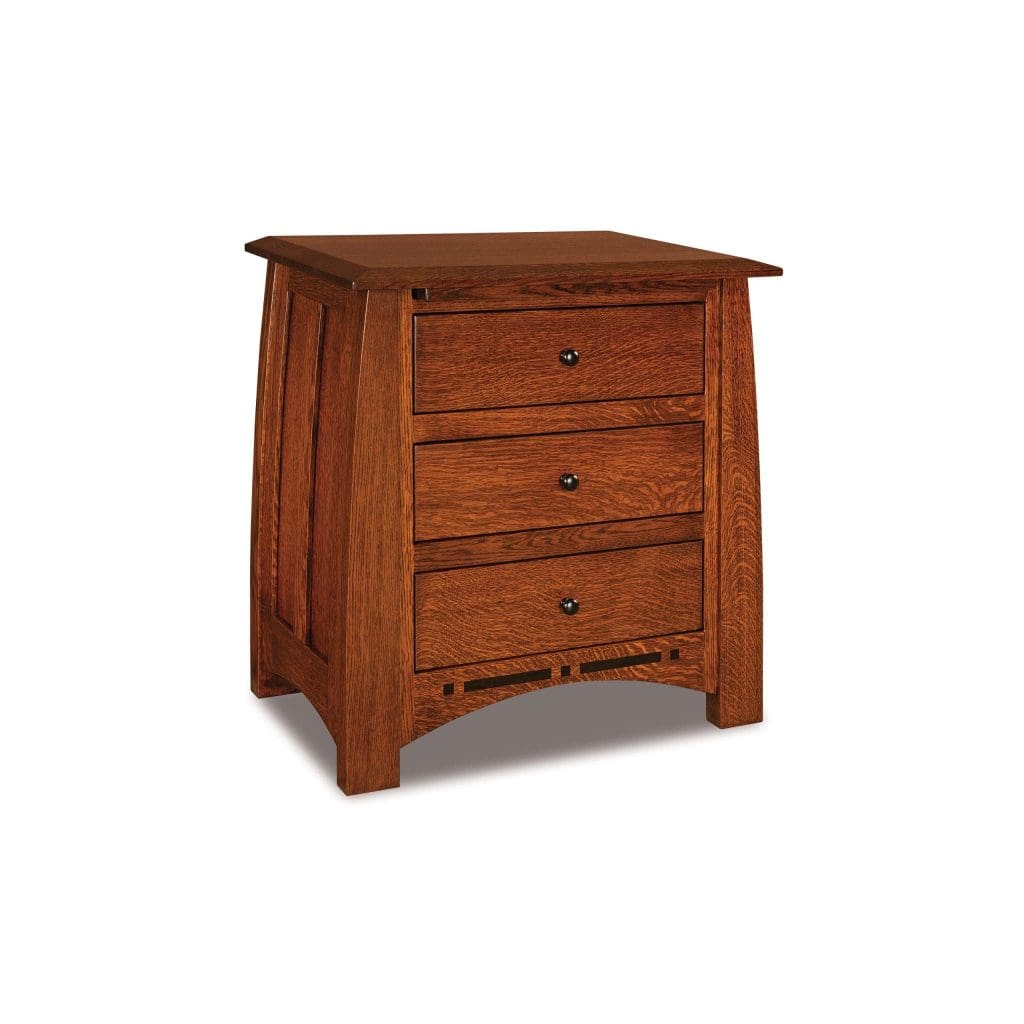 Boulder Creek Three Drawer Nightstand