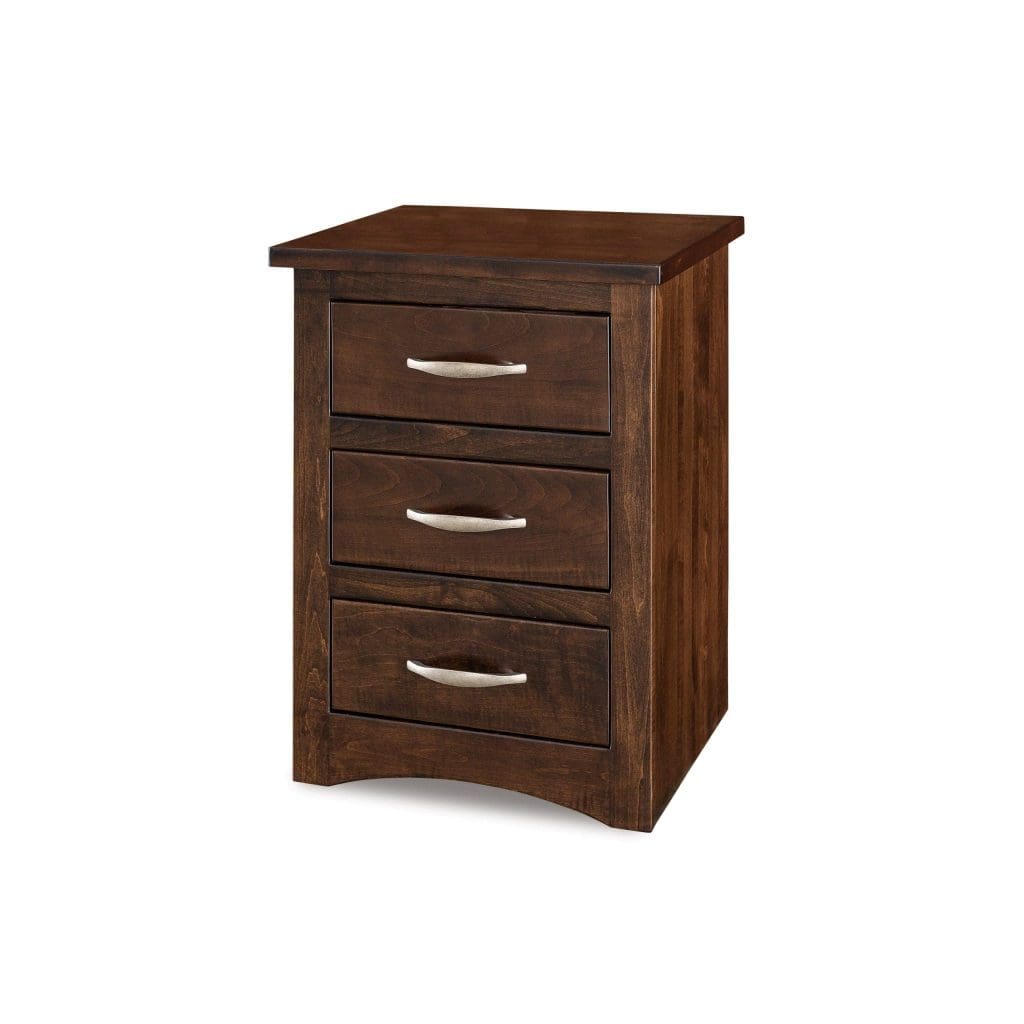 Denver Three Drawer Nightstand