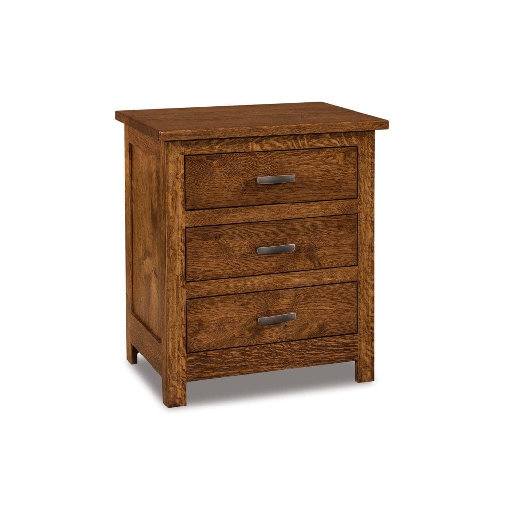 Flush Mission Three Drawer Nightstand