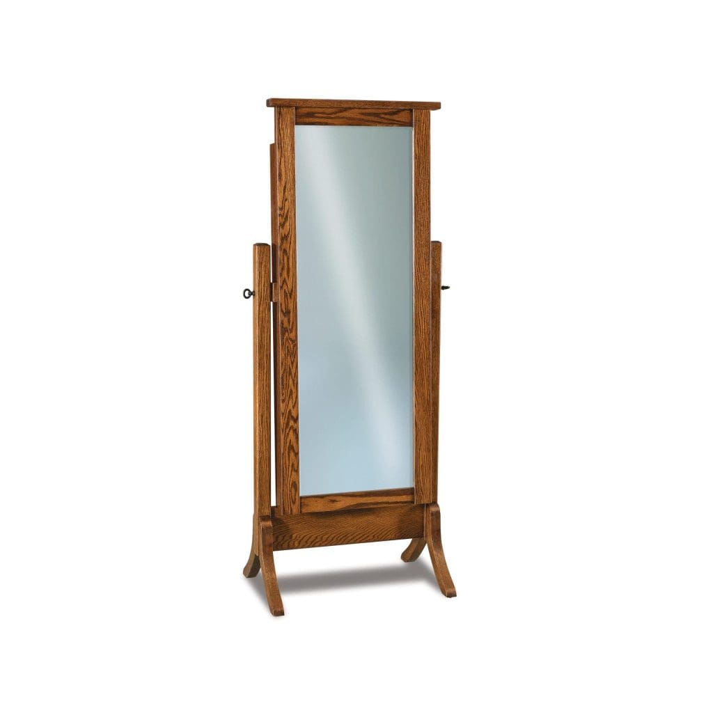 Flush Mission Beveled Cheval Mirror