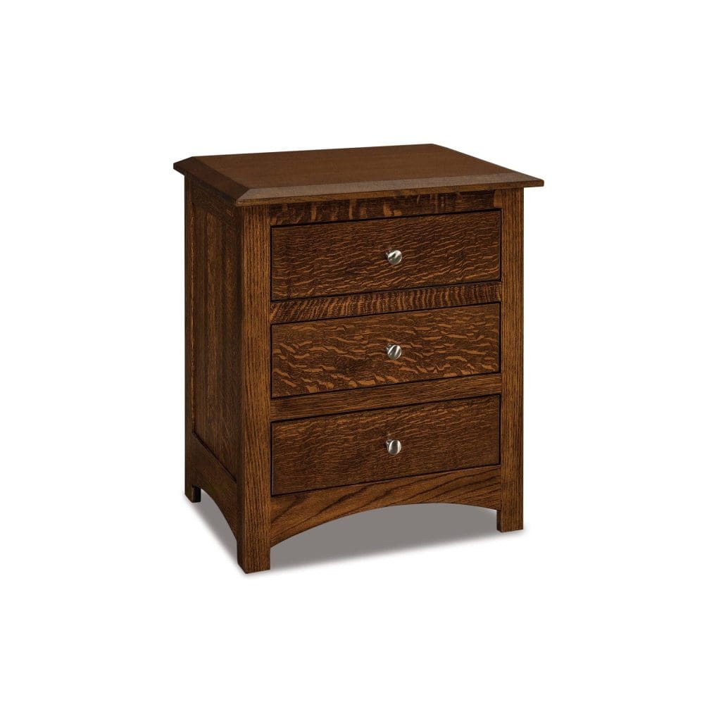 Finland Three Drawer Nightstand