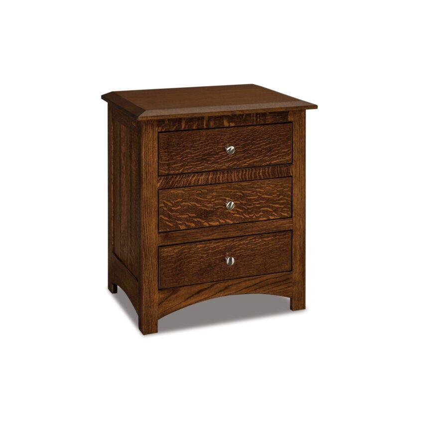 Finland Three Drawer Nightstand