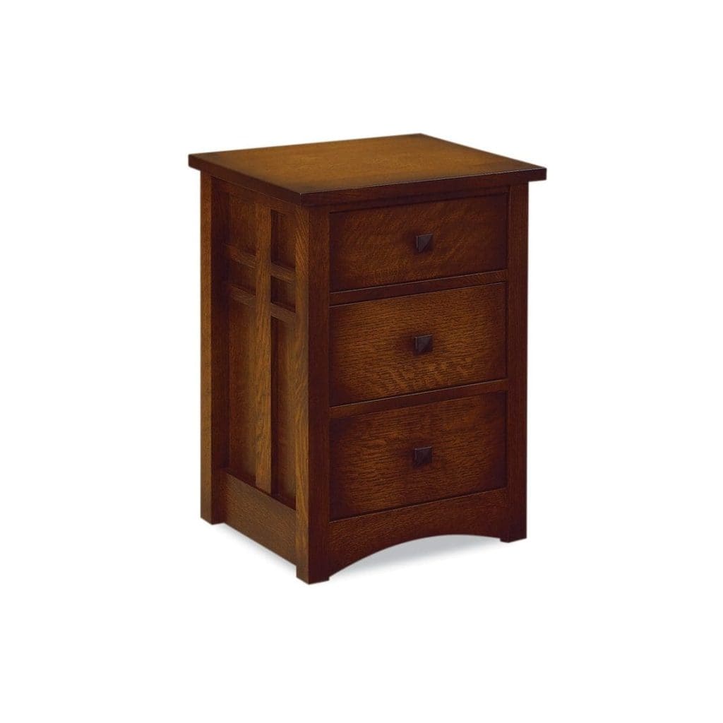 Kascade Three Drawer Nightstand
