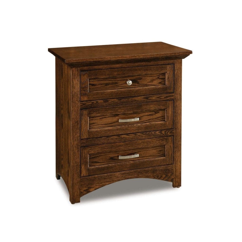 Lincoln Three Drawer Nightstand