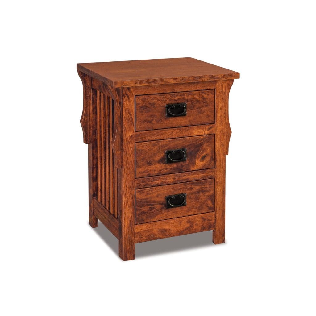 Stick Mission Three Drawer Nightstand