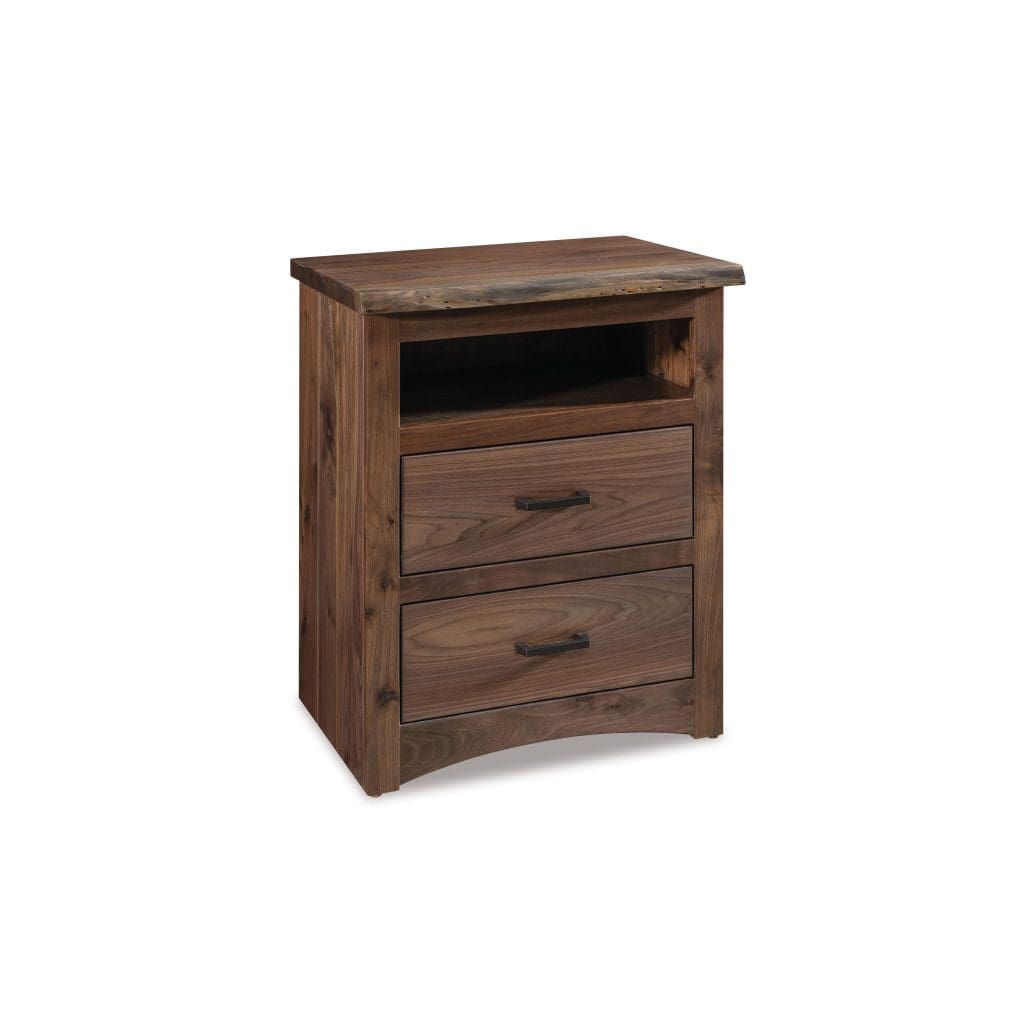 Live Wood Two Drawer Nightstand