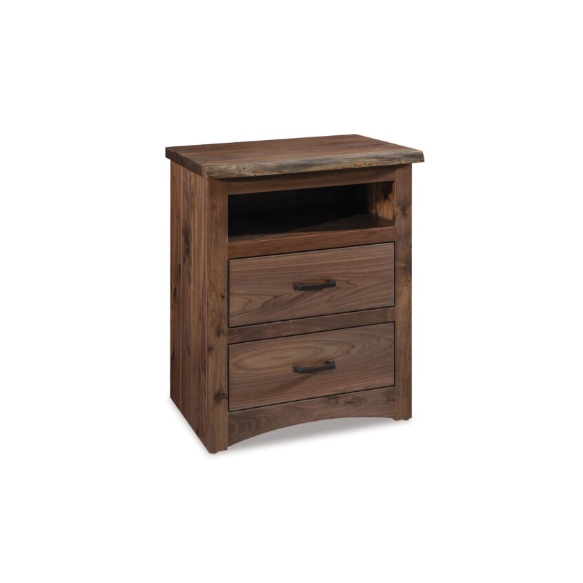 Live Wood Two Drawer Nightstand