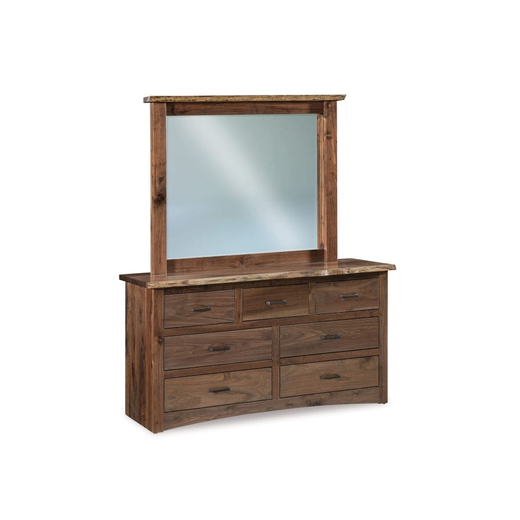 Live Wood Seven Drawer Dresser